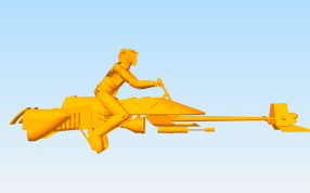 自行车+骑兵正面