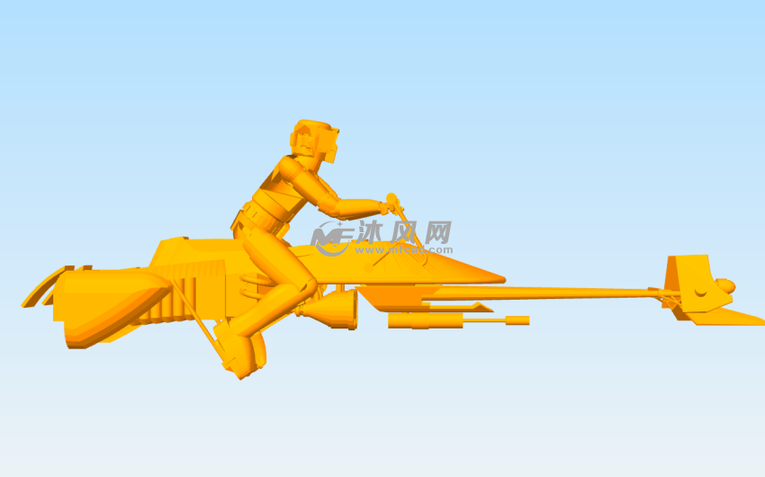 自行车+骑兵正面