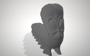 外星毛毛虫侧面