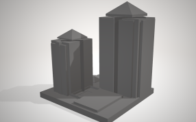 凯悦酒店及阿尔伯克基银行侧面