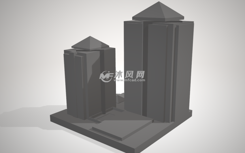 凯悦酒店及阿尔伯克基银行侧面