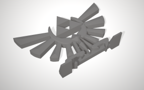 海拉尔壁炉架模型