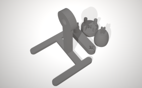 西洋镜支架模型