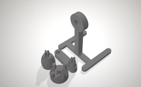 西洋镜支架侧面