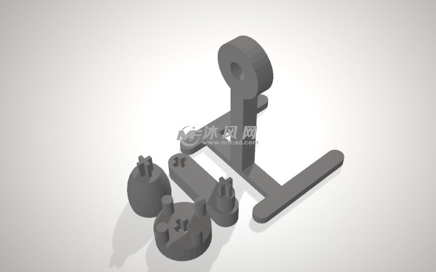 西洋镜支架侧面