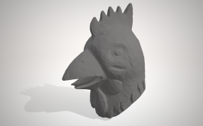 鸡头-圆明园12生肖动物模型