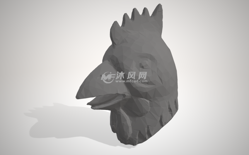 鸡头-圆明园12生肖动物模型