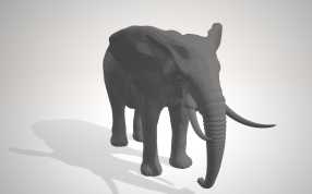 大象stl模型