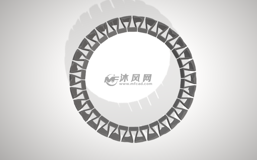 可伸缩手镯俯视图