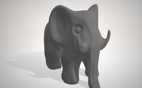 小象stl模型