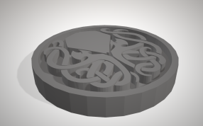 邪神崇拜令牌侧面