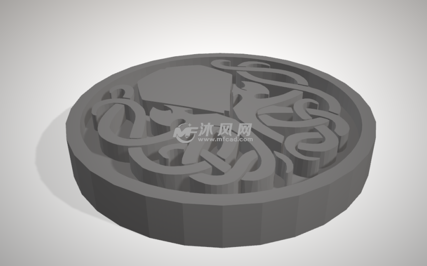 邪神崇拜令牌侧面