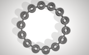 叮当响的手镯侧面