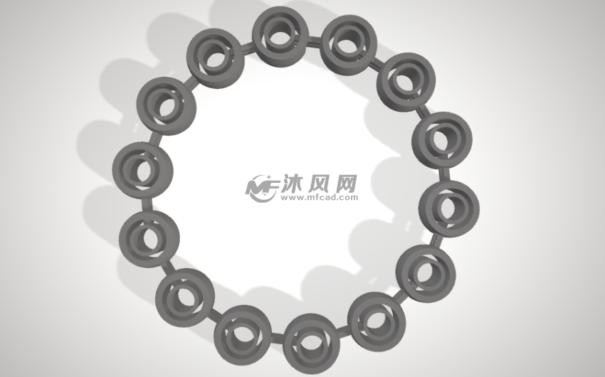 叮当响的手镯侧面