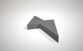 闪电钥匙扣模型