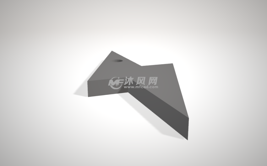 闪电钥匙扣模型