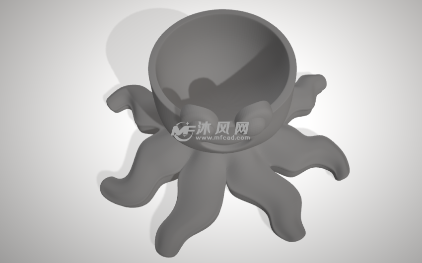 个性章鱼俯视图