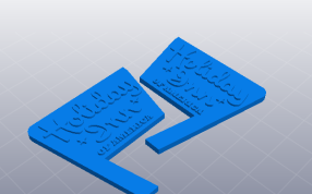 假日酒店标志模型