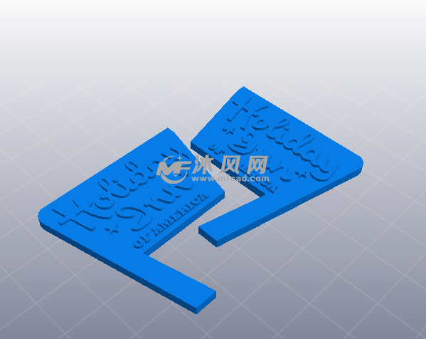 假日酒店标志模型