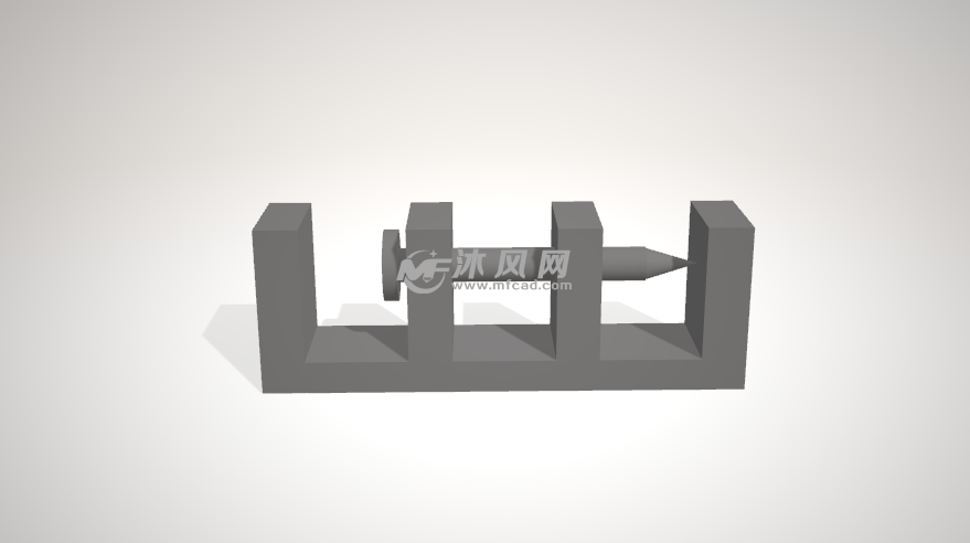 不能拔出的钉子侧边