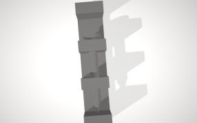 不能拔出的钉子模型