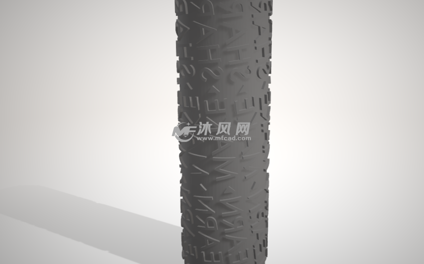 文本油漆辊模型