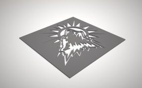 日光下的狼正面