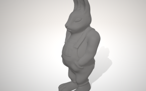 揣兜的兔子模型