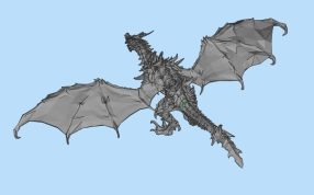 3D打印飞龙模型