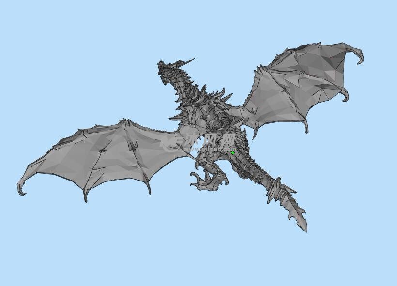 3D打印飞龙模型