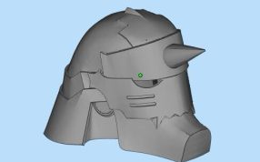 钢炼头盔三维模型
