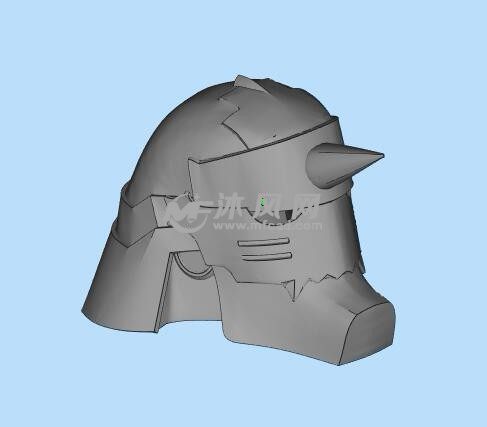 钢炼头盔三维模型