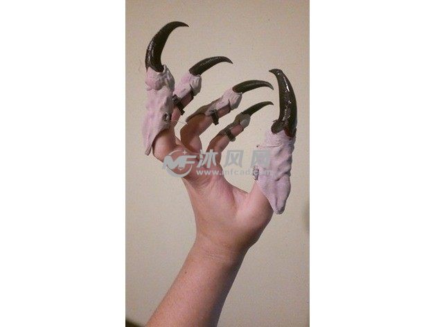 指甲装饰三维模型