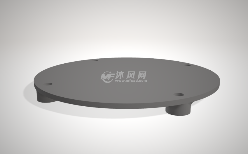 可转动的灯具灰色渲染