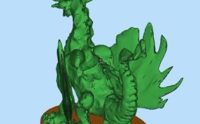3D打印龙模型