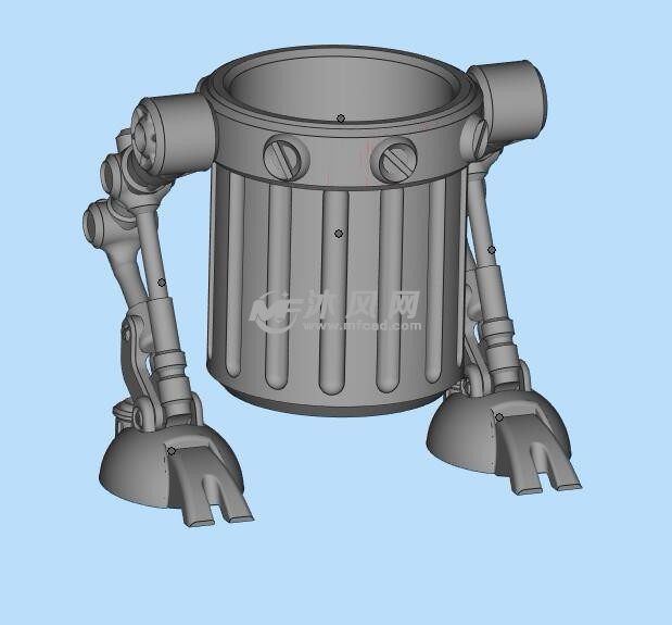 笔筒3D打印模型