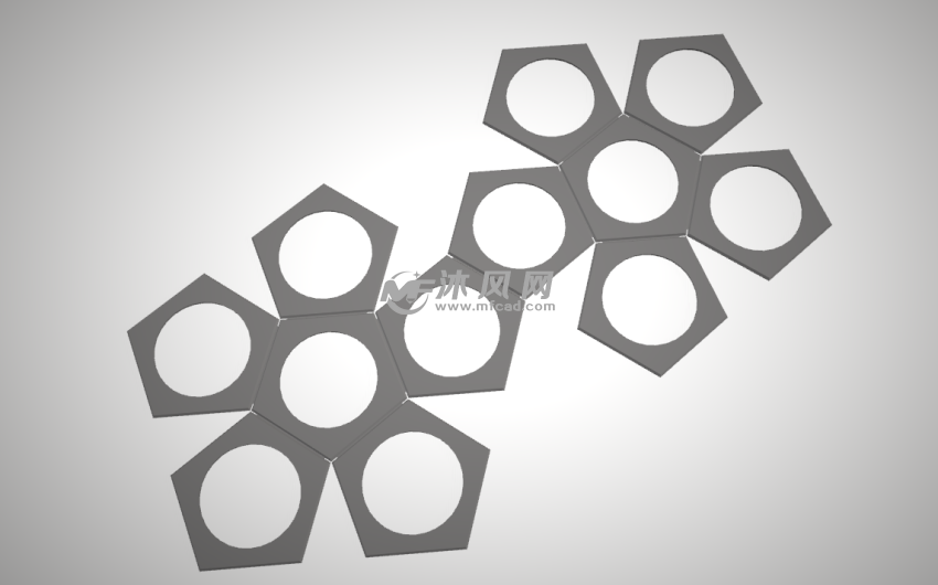 十二面体展开模型