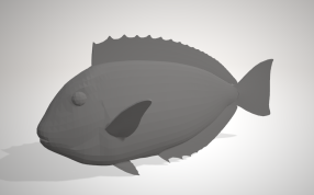 鱼3D打印模型