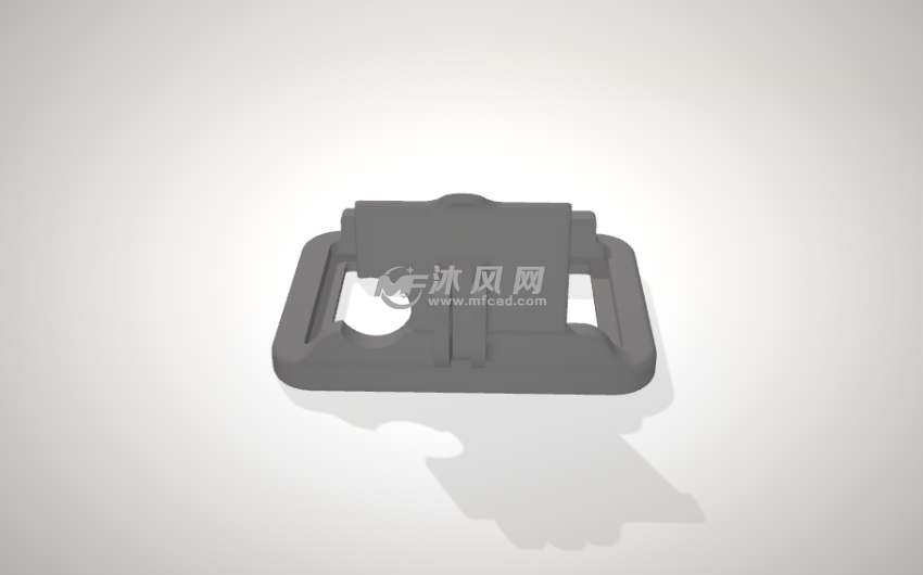 GoPro Hero 2 相机安装夹模型