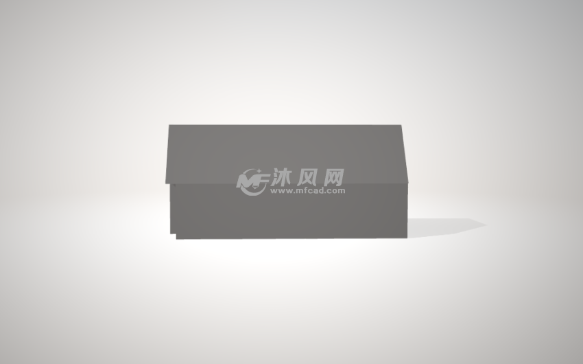 小房子模型侧面