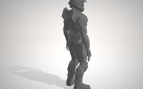 光环士官长背面