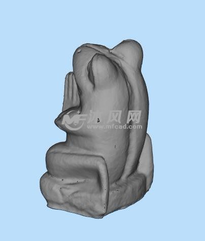 可3D打印青蛙模型