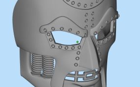 金属面罩三维模型