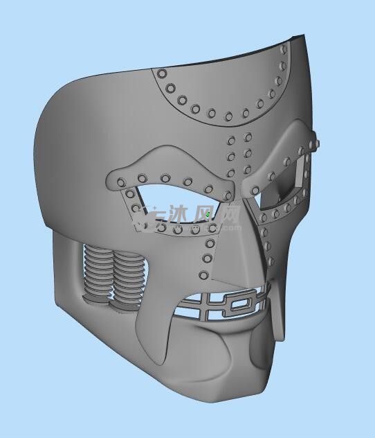 金属面罩三维模型