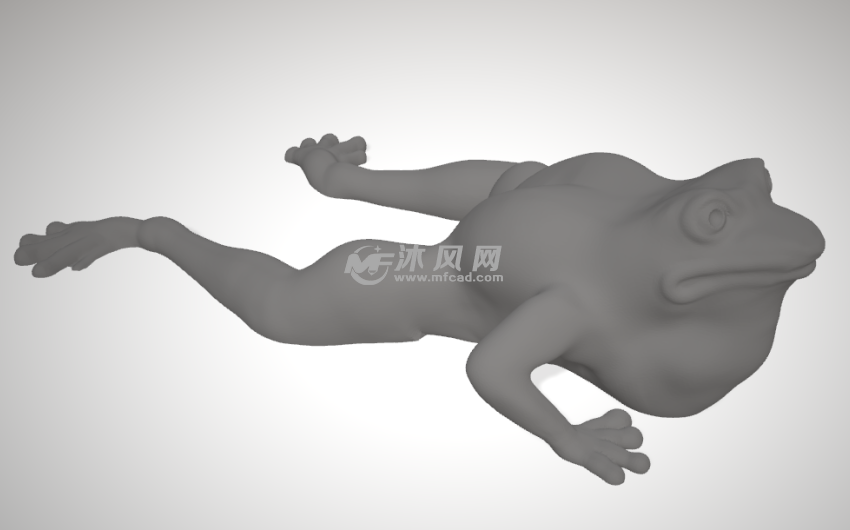 青蛙3D打印模型