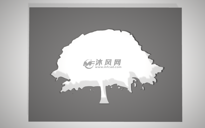 茂盛的大树模板