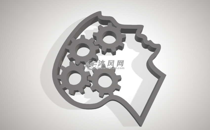 齿轮大脑侧面
