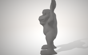 投降的青蛙侧面