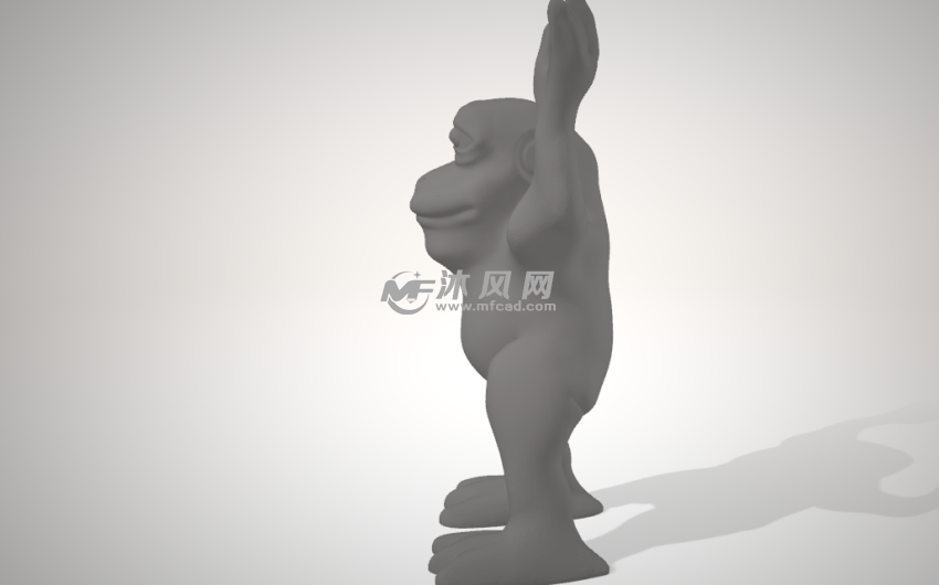 投降的青蛙侧面