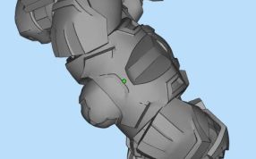 3d打印机器人模型